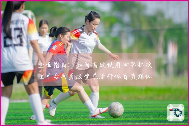 全面指南：如何高效使用世界杯投注平台网页版登录进行体育直播体验