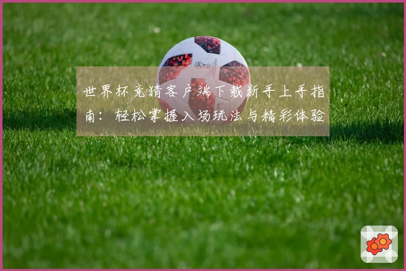 世界杯竞猜客户端下载新手上手指南：轻松掌握入场玩法与精彩体验